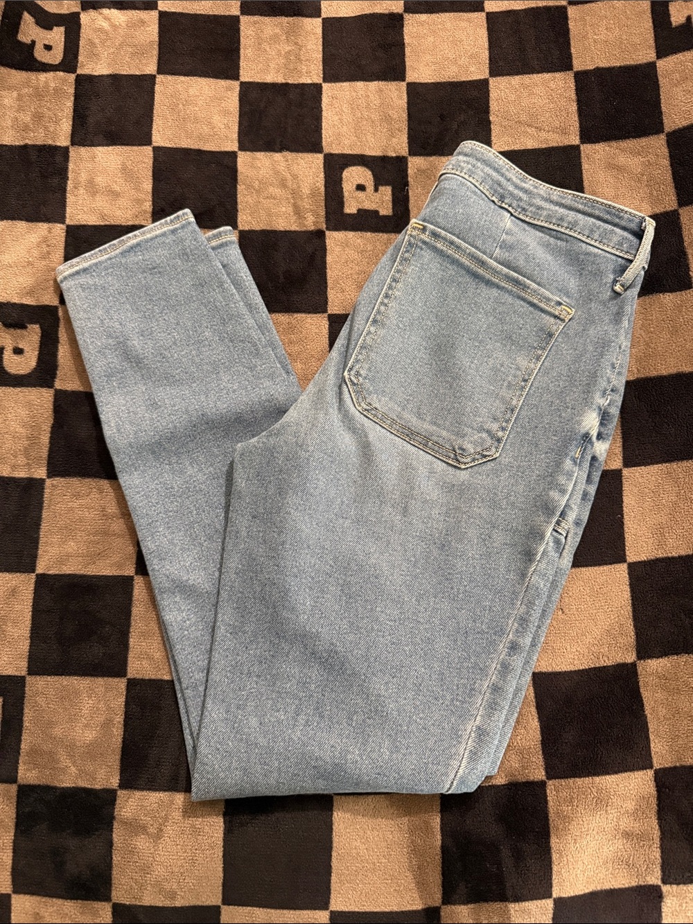 Old Navy Light Blue High-Rise Straight Jeans